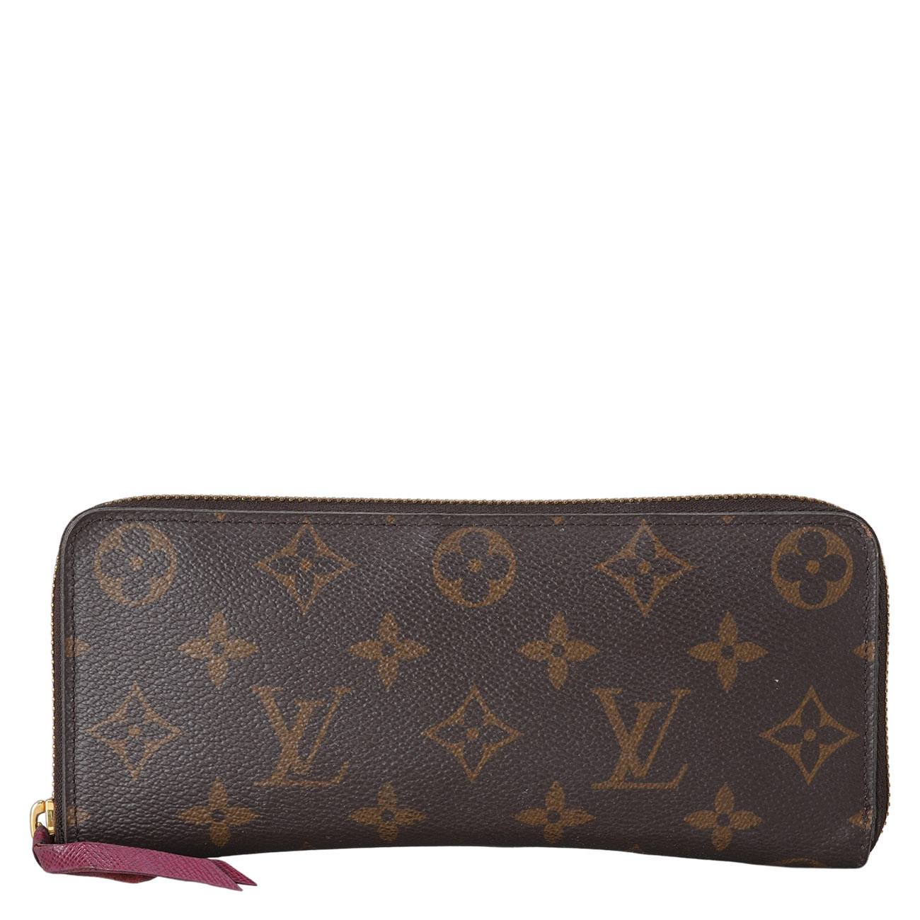 LOUIS VUITTON(USED)루이비통 M60742 모노그램 클레망스 지퍼 장지갑